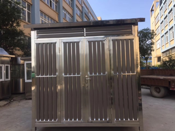 不銹鋼藝術崗亭